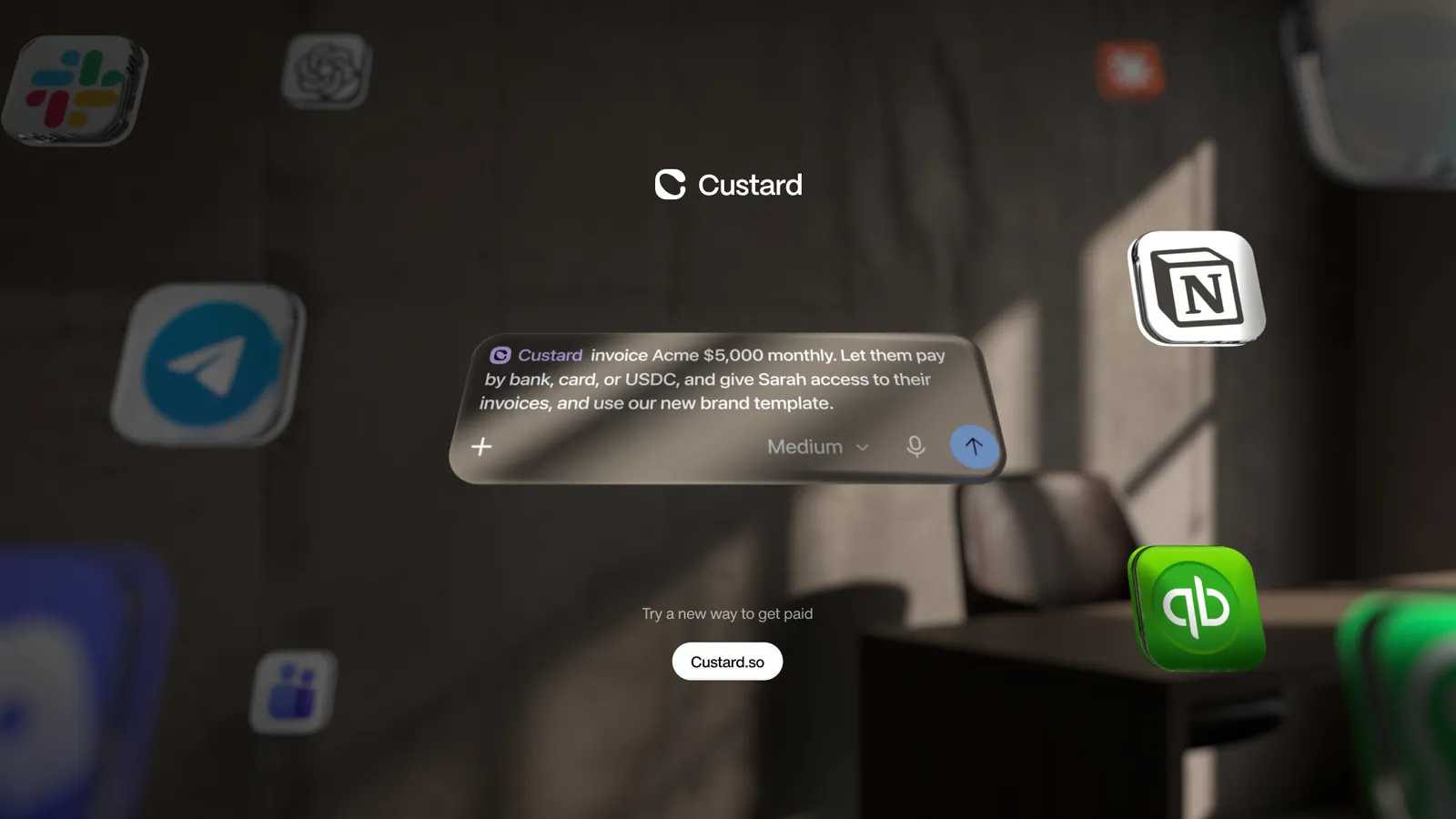 Custard — Invoices